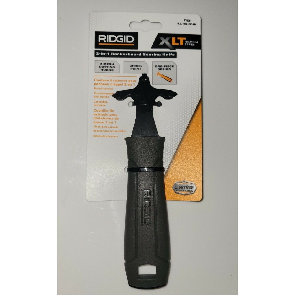 RIDGID 2-in-1 Backboard Scoring Knife XLT Premium Series FT6011